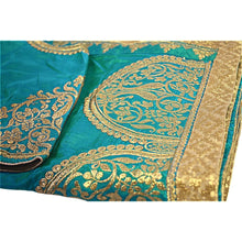 Load image into Gallery viewer, Fancy Art Silk Embroidered Saree with Ready stitched blouse