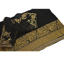 Load image into Gallery viewer, Fancy Art Silk Embroidered Saree with Ready Stitched Blouse