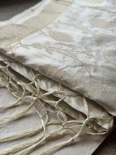 Load image into Gallery viewer, White Banarasi Silk Saree
