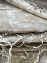 Load image into Gallery viewer, White Banarasi Silk Saree
