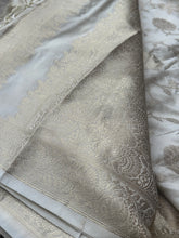 Load image into Gallery viewer, White Banarasi Silk Saree
