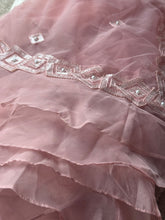 Load image into Gallery viewer, Pink Ruffle Saree
