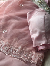 Load image into Gallery viewer, Pink Ruffle Saree
