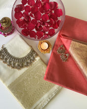 Load image into Gallery viewer, Banarasi Semi-Kora Organza Saree
