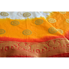 Load image into Gallery viewer, Banarasi Silk with Elephant Print Saree
