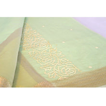 Load image into Gallery viewer, French Knot Organza Saree
